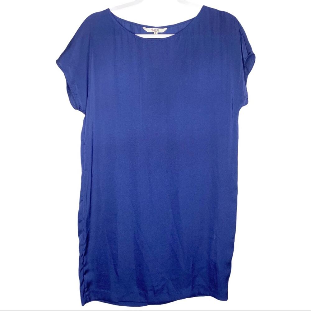 BB Dakota Blue Sheath Midi Dress Size Small